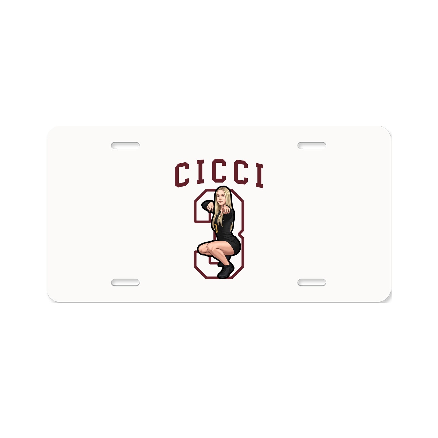 License Plate — Shirsey in Classic