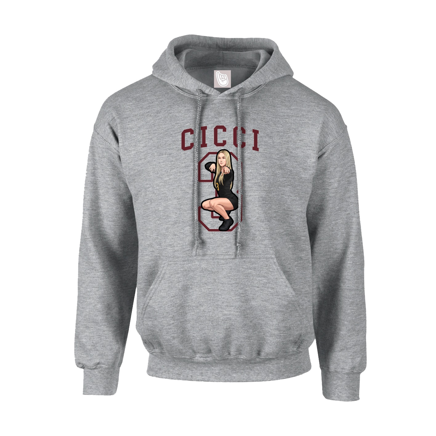 Youth Hoodie — Shirsey in Grey