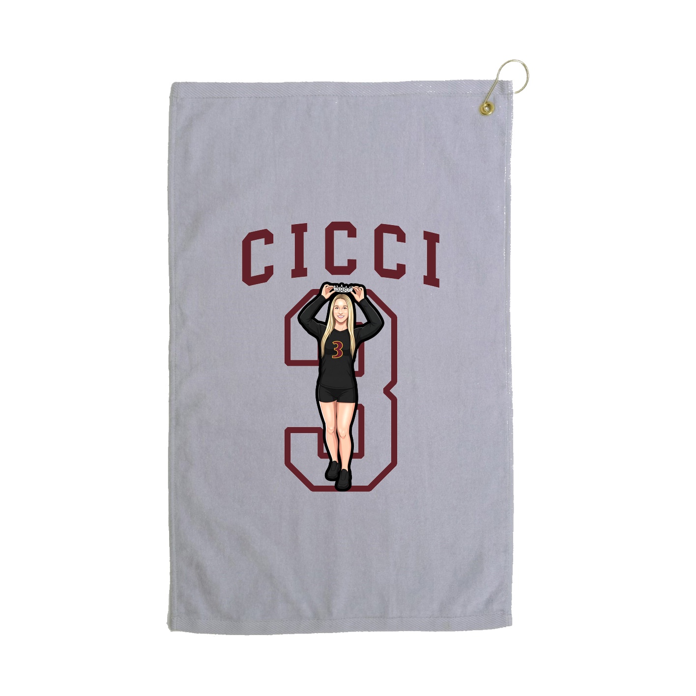 Terry Velour Golf Towel