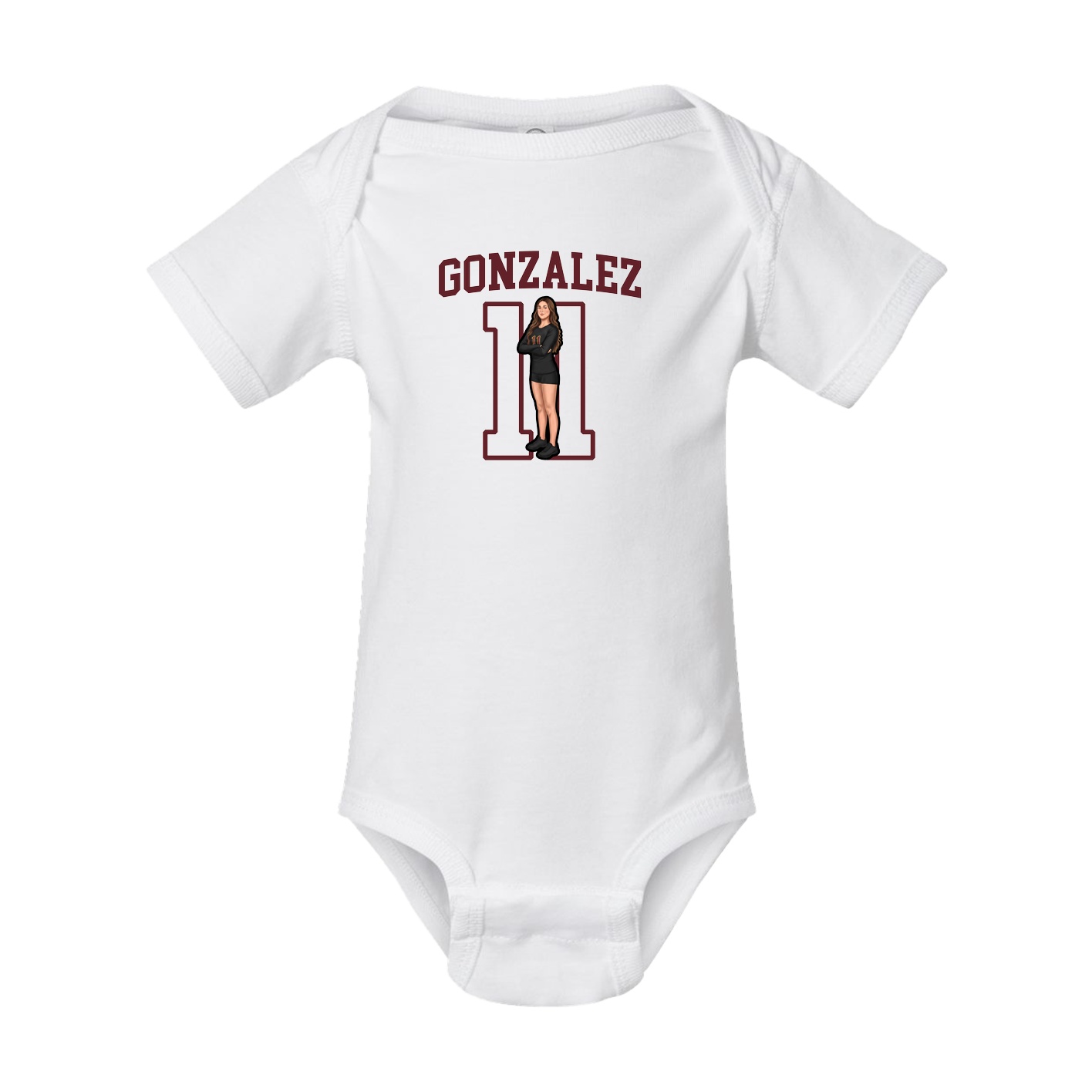 Baby Onesie — Shirsey in White