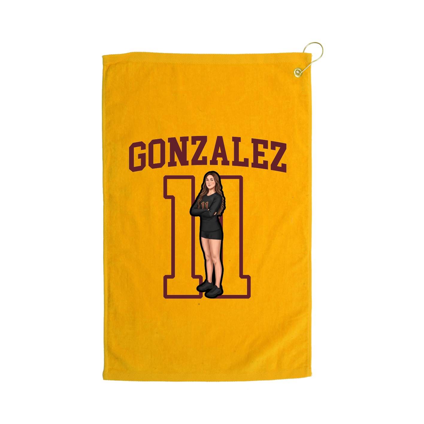 Golf Towel — Shirsey in Gold