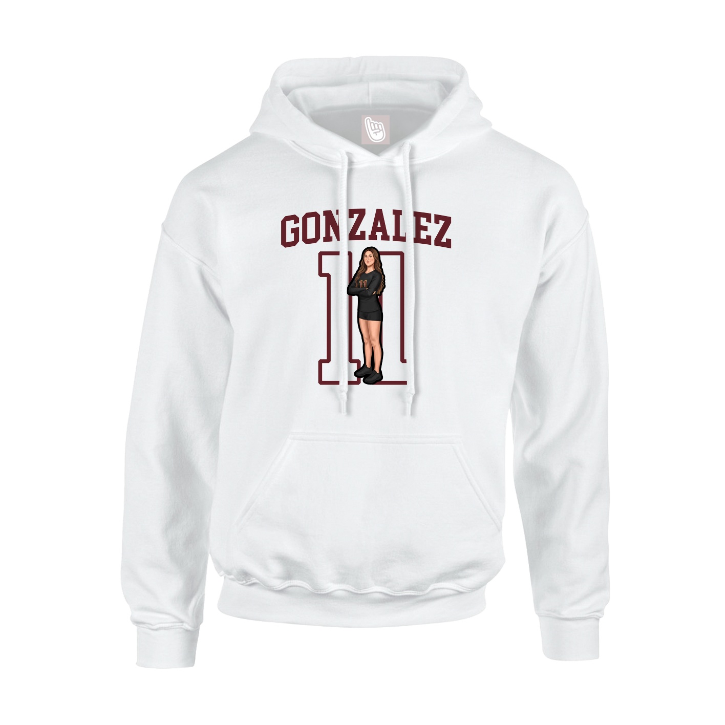 Youth Hoodie — Shirsey in White