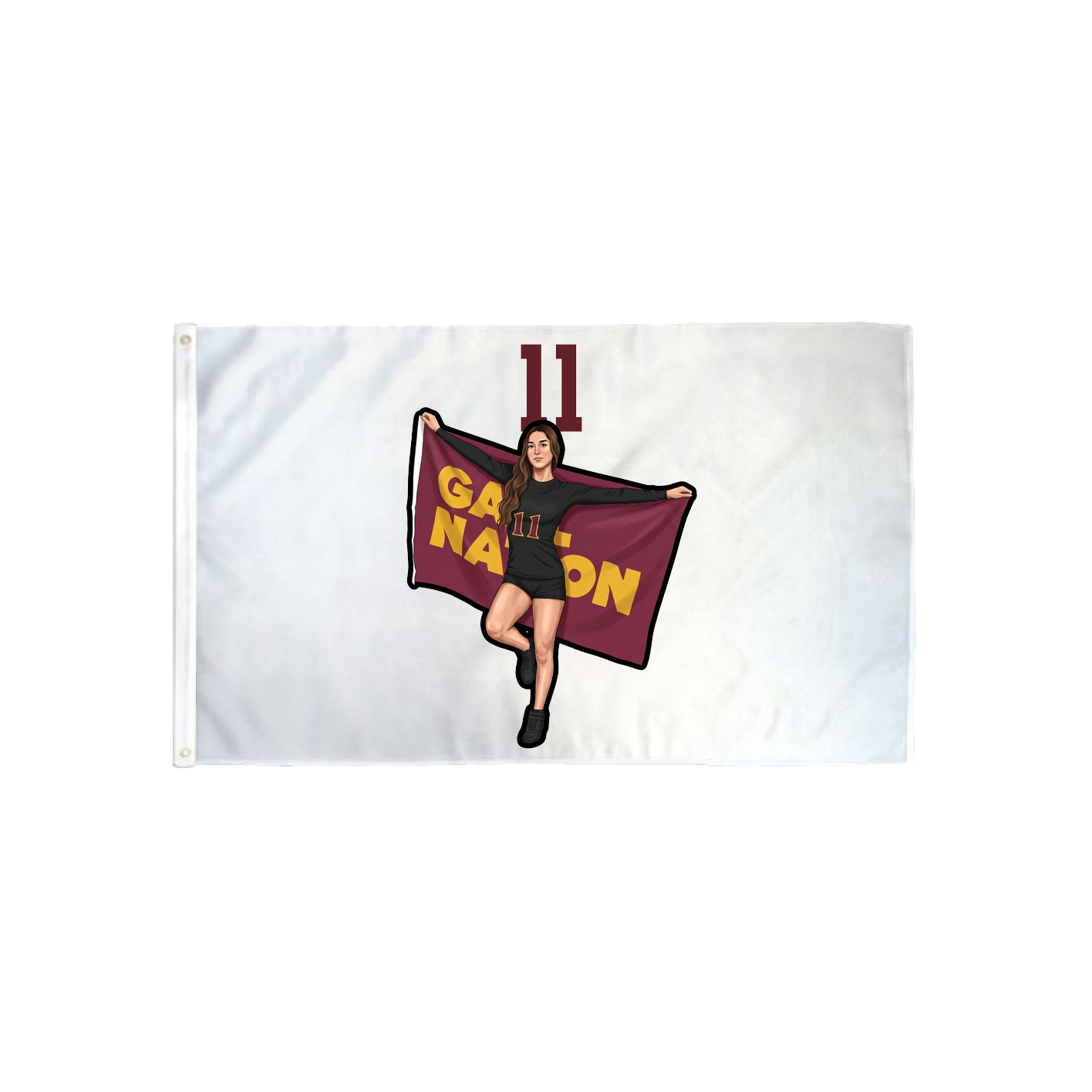 3x5 Flag — Number Top in Classic