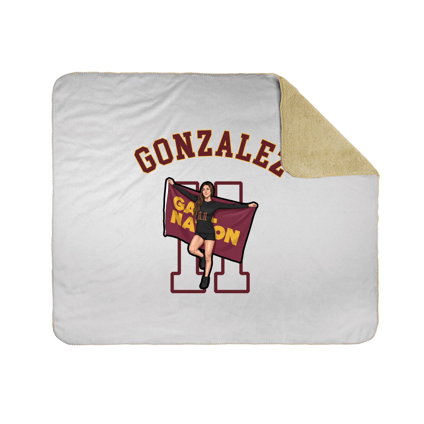 Throw Blanket — Shirsey Arch in White