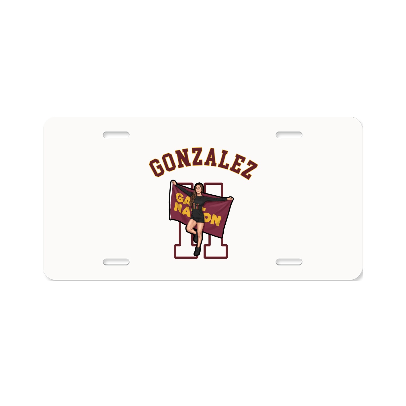 License Plate — Shirsey Arch in Classic