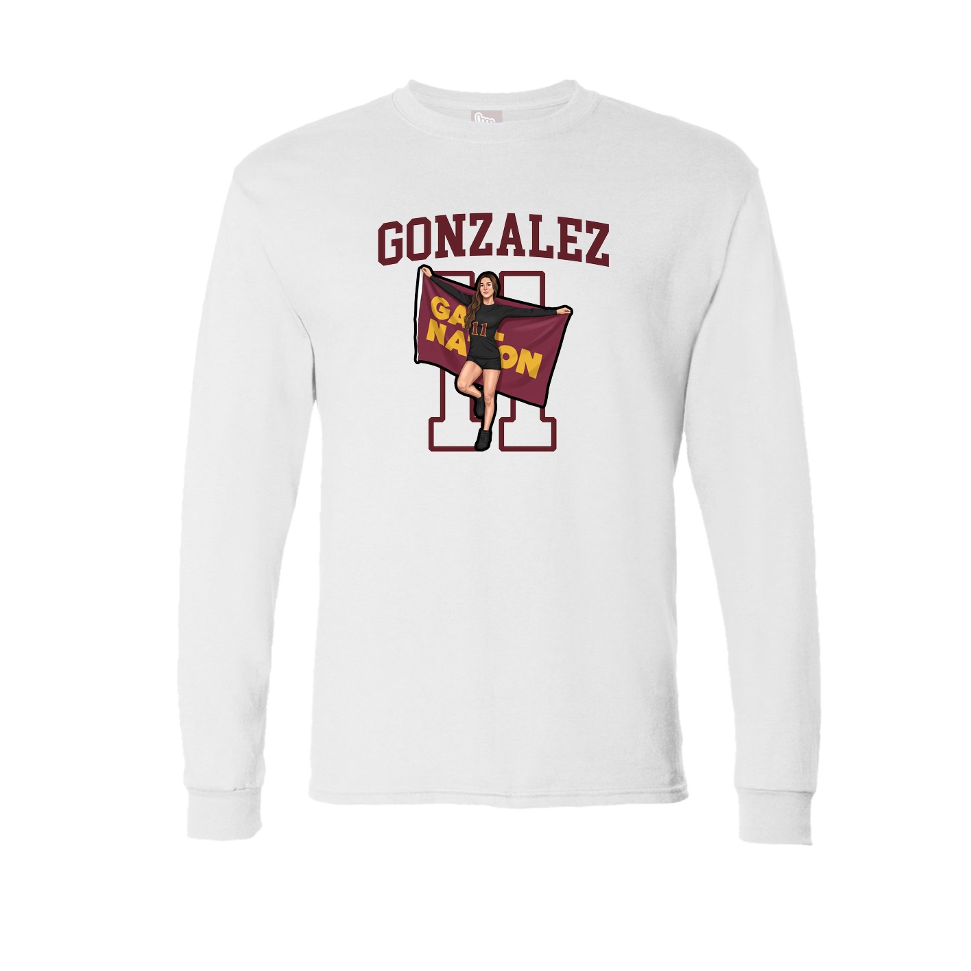 Long Sleeve Tee — Shirsey in White