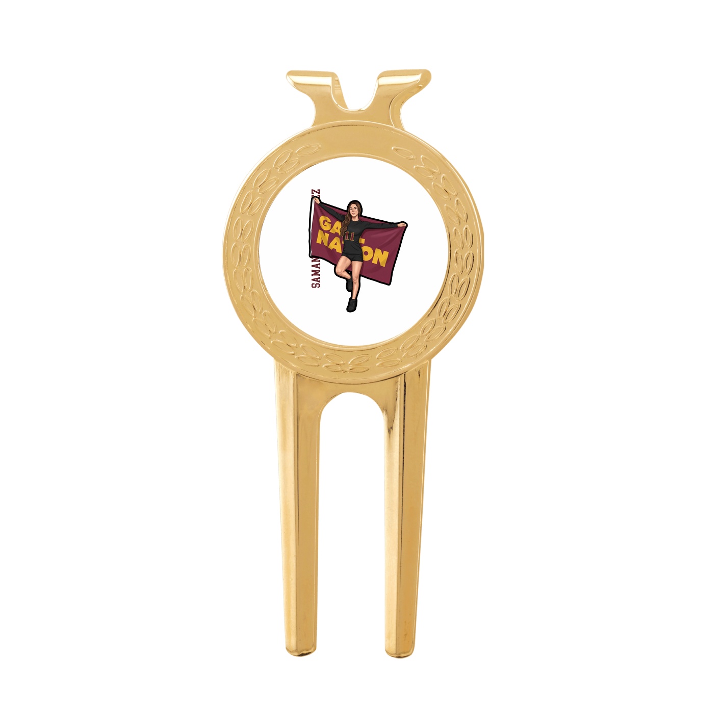 Divot Tool with Ball Marker — Name Vertical in Classic