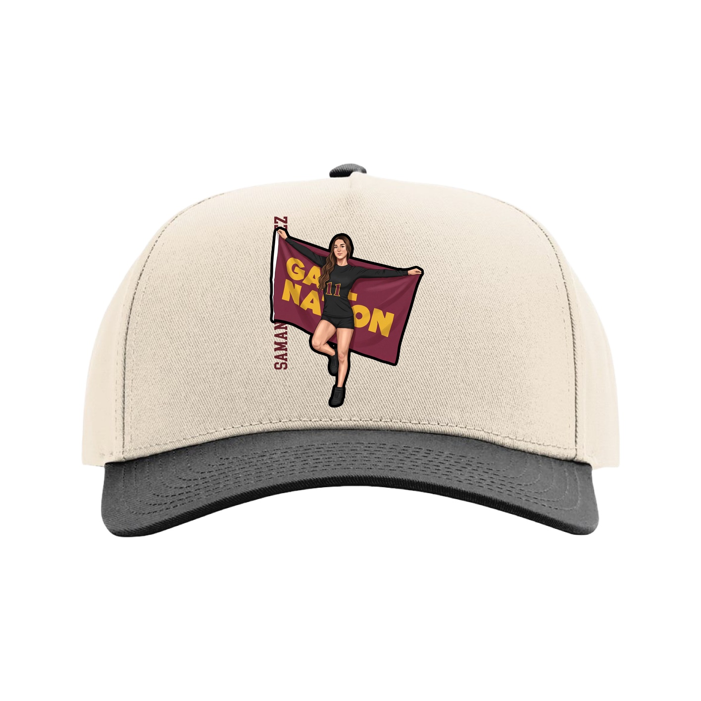 Full Fabric Five-Panel Champ Cap