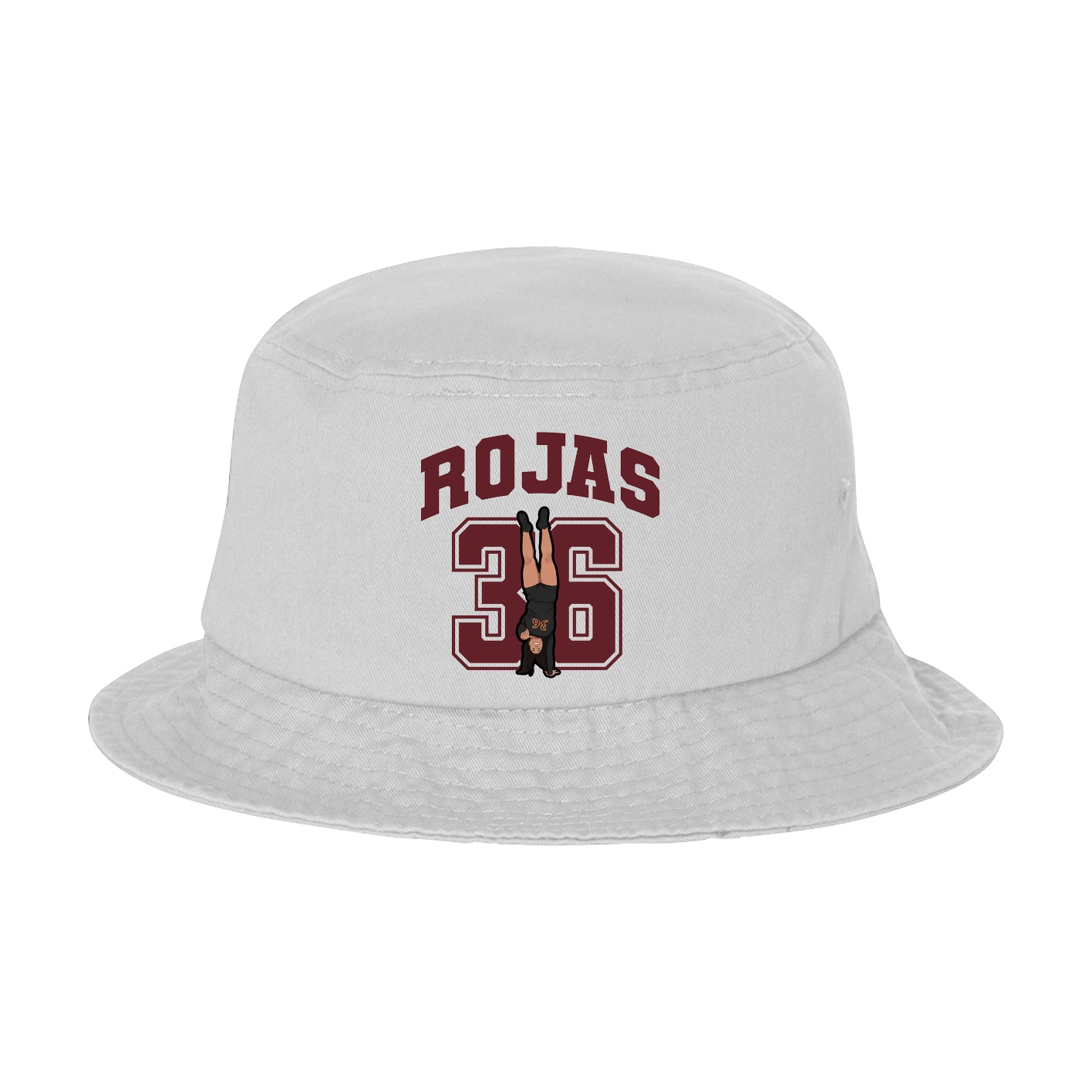 Bucket Cap — Number in White