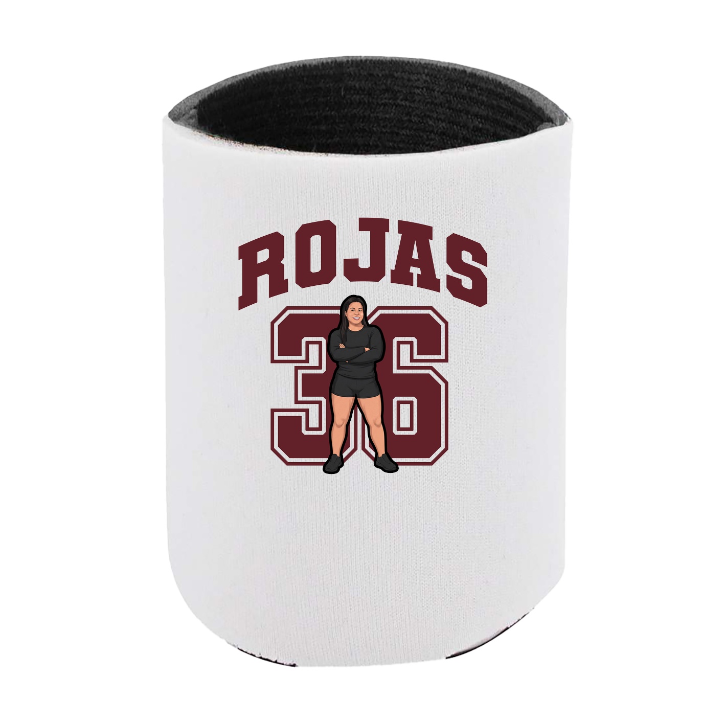 Can Holder — Number in White