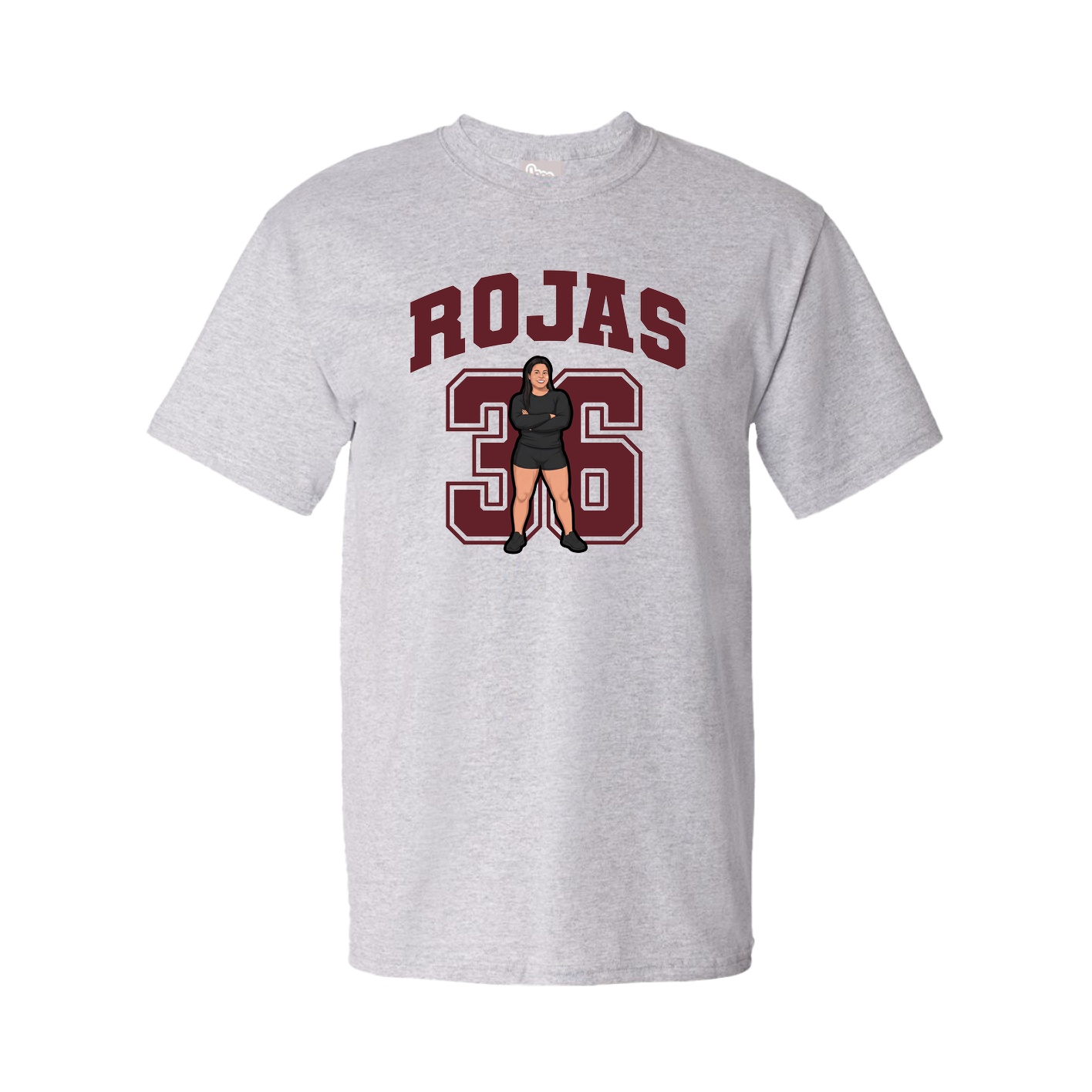 Tee — Number in Grey