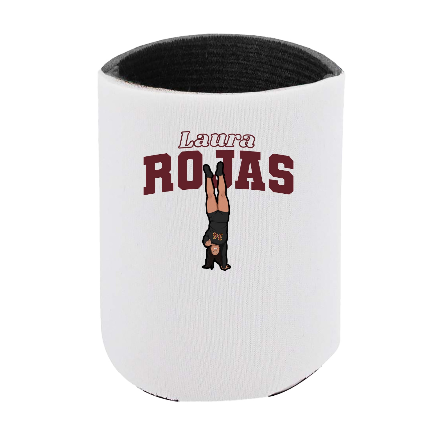 Can Holder — Name Arch in White