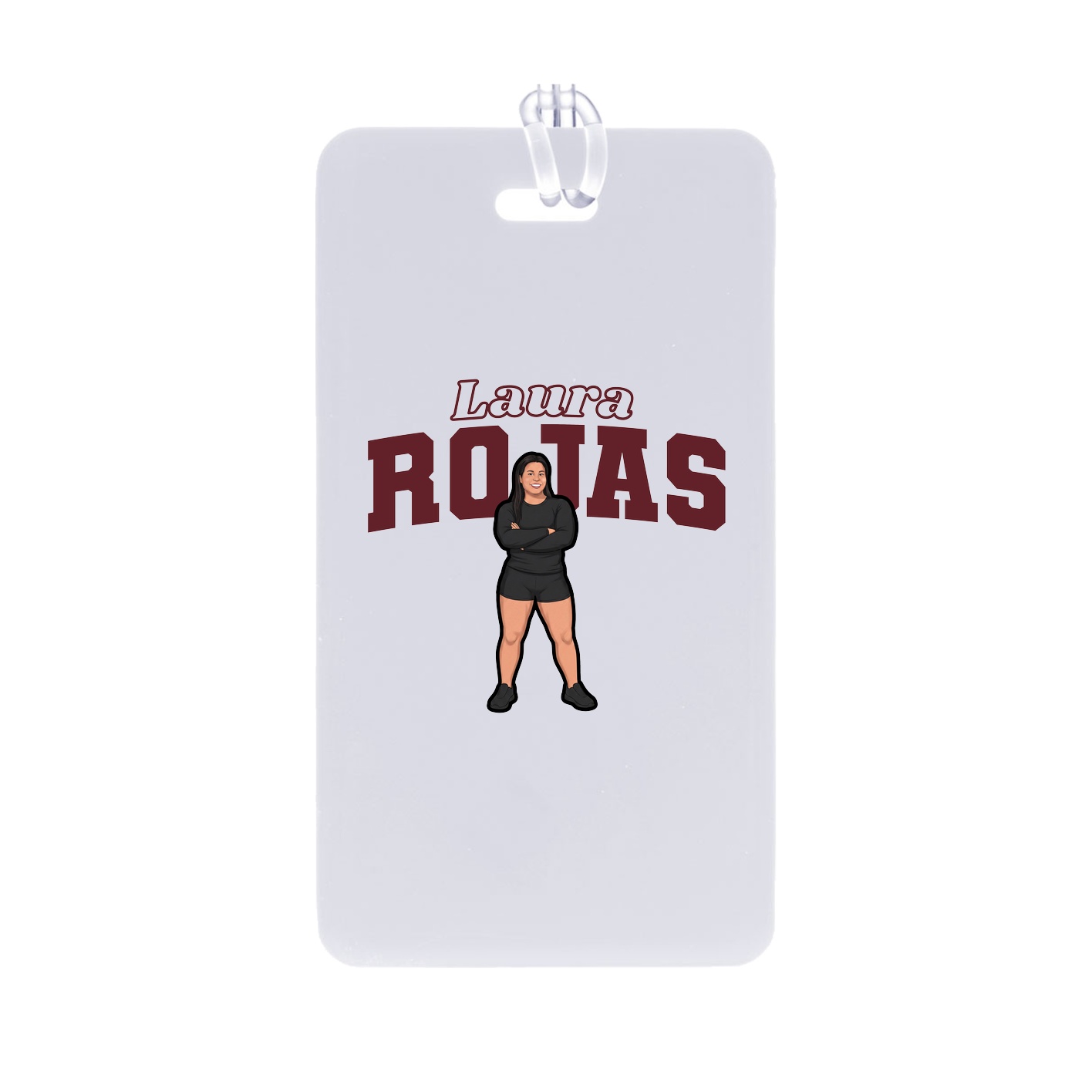 Bag Tag — Name Arch in Classic