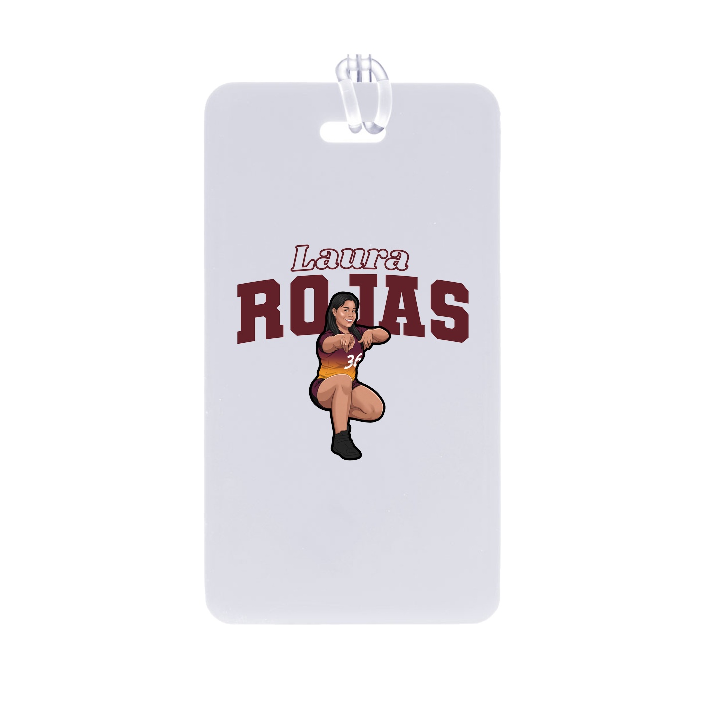 Bag Tag — Name Arch in Classic