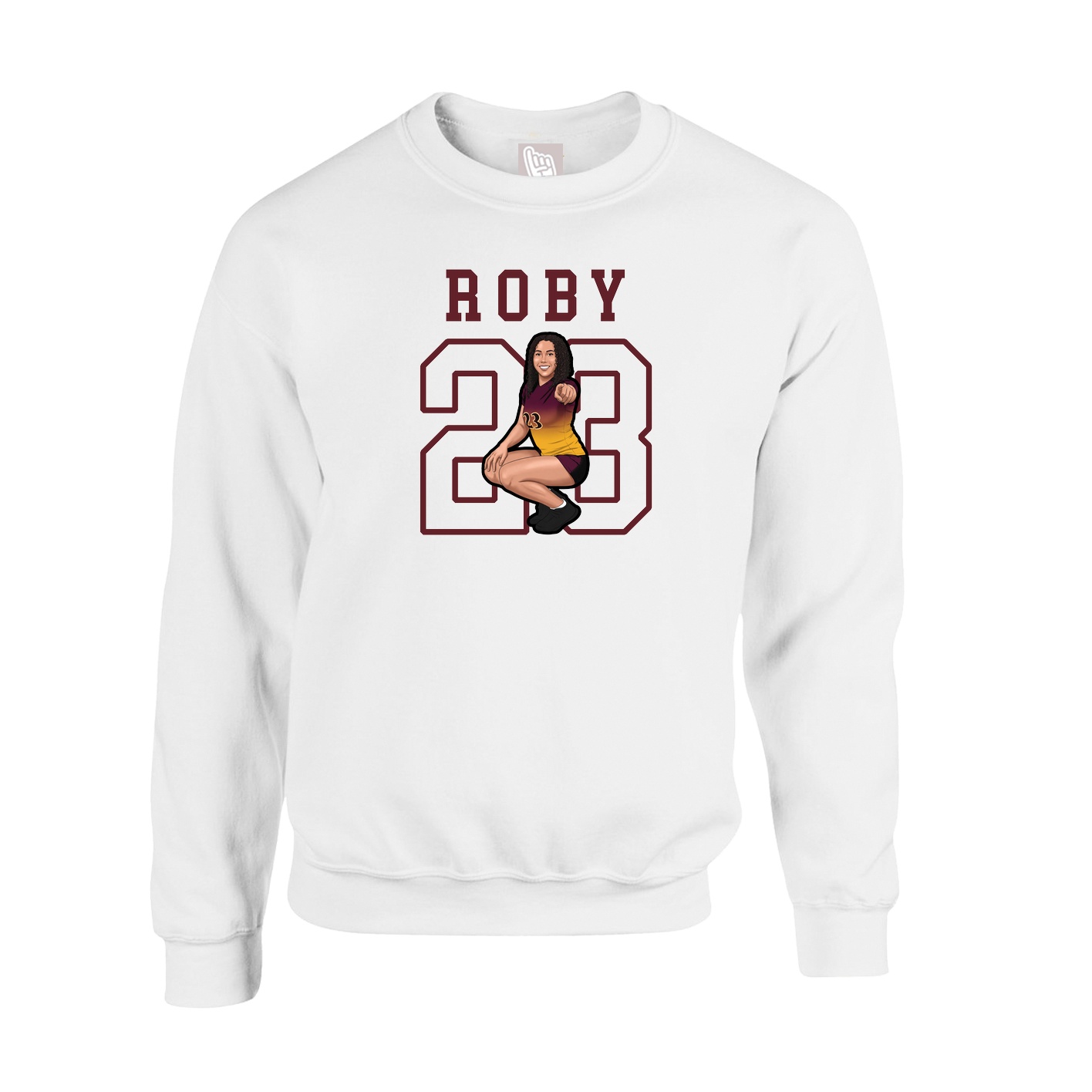 Fleece Crew — Shirsey in White