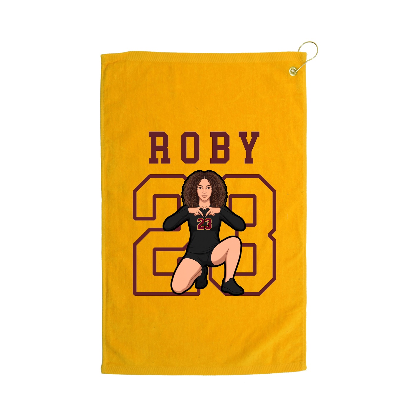 Golf Towel — Shirsey in Gold