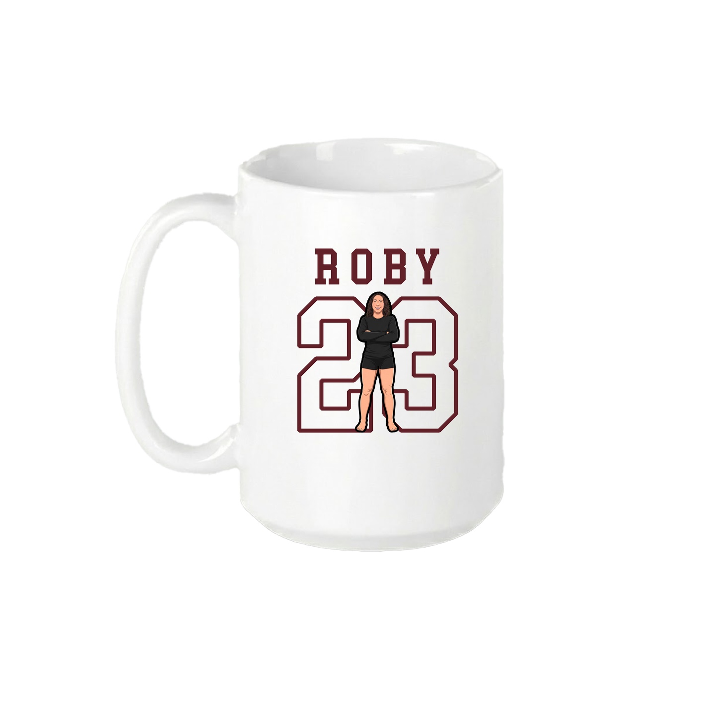 15oz Coffee Mug — Shirsey in White