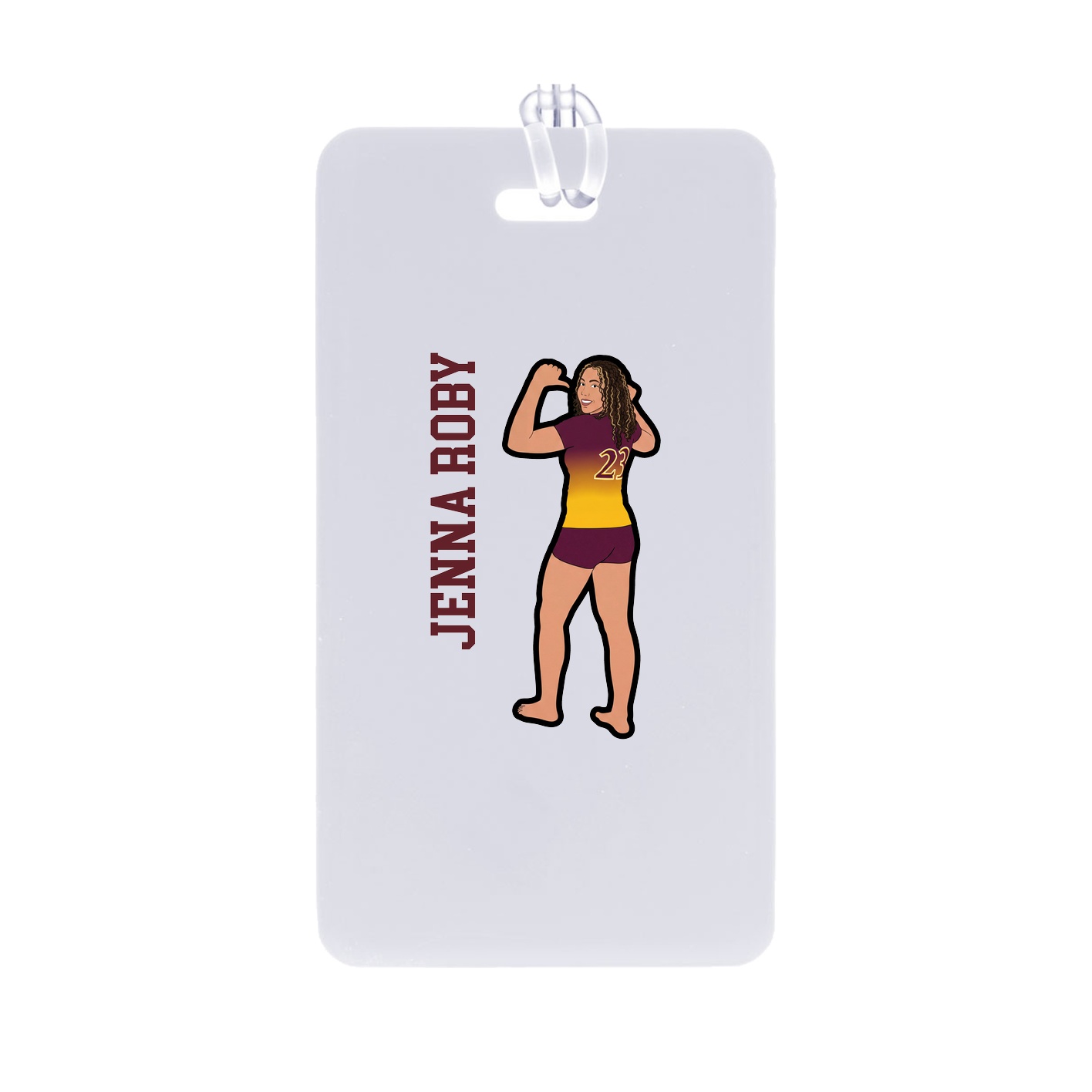 Bag Tag — Name Vertical in Classic