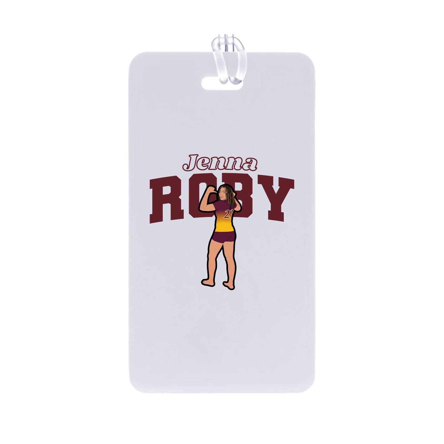 Bag Tag — Name Arch in Classic