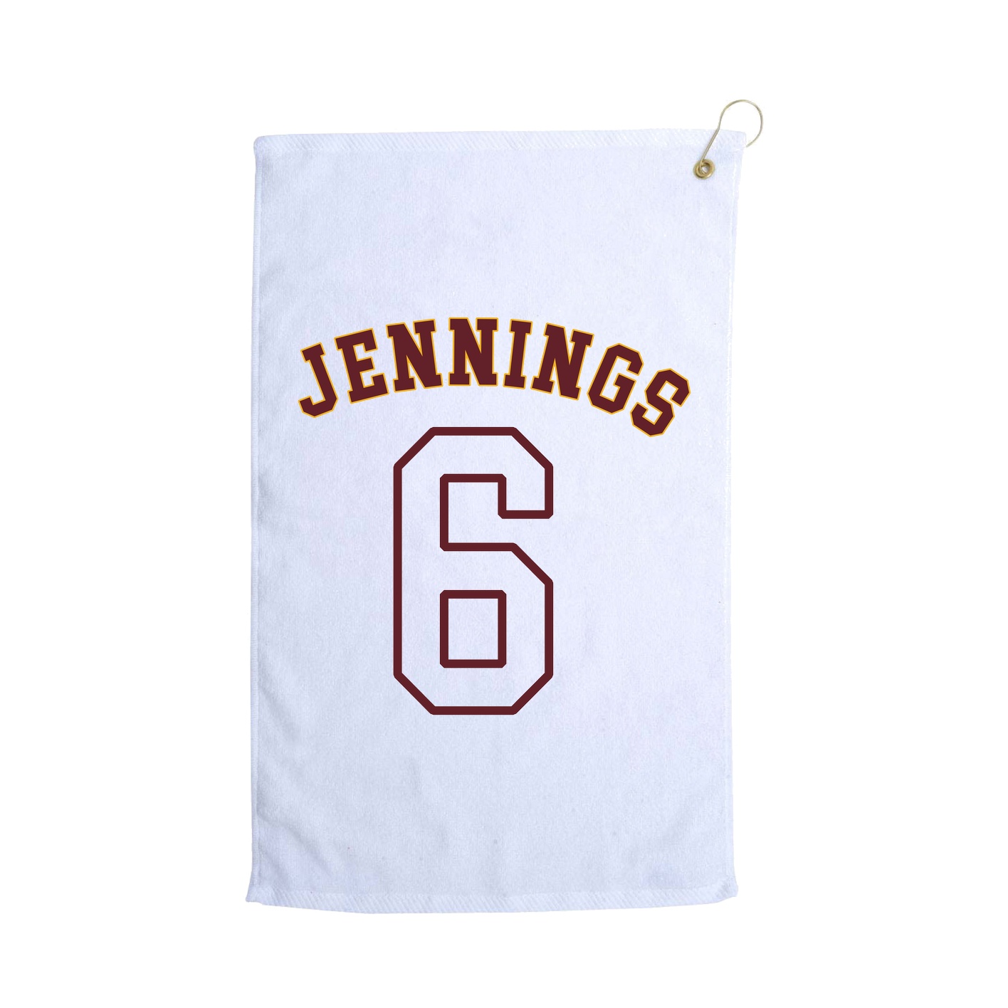 Golf Towel — Shirsey Arch in White
