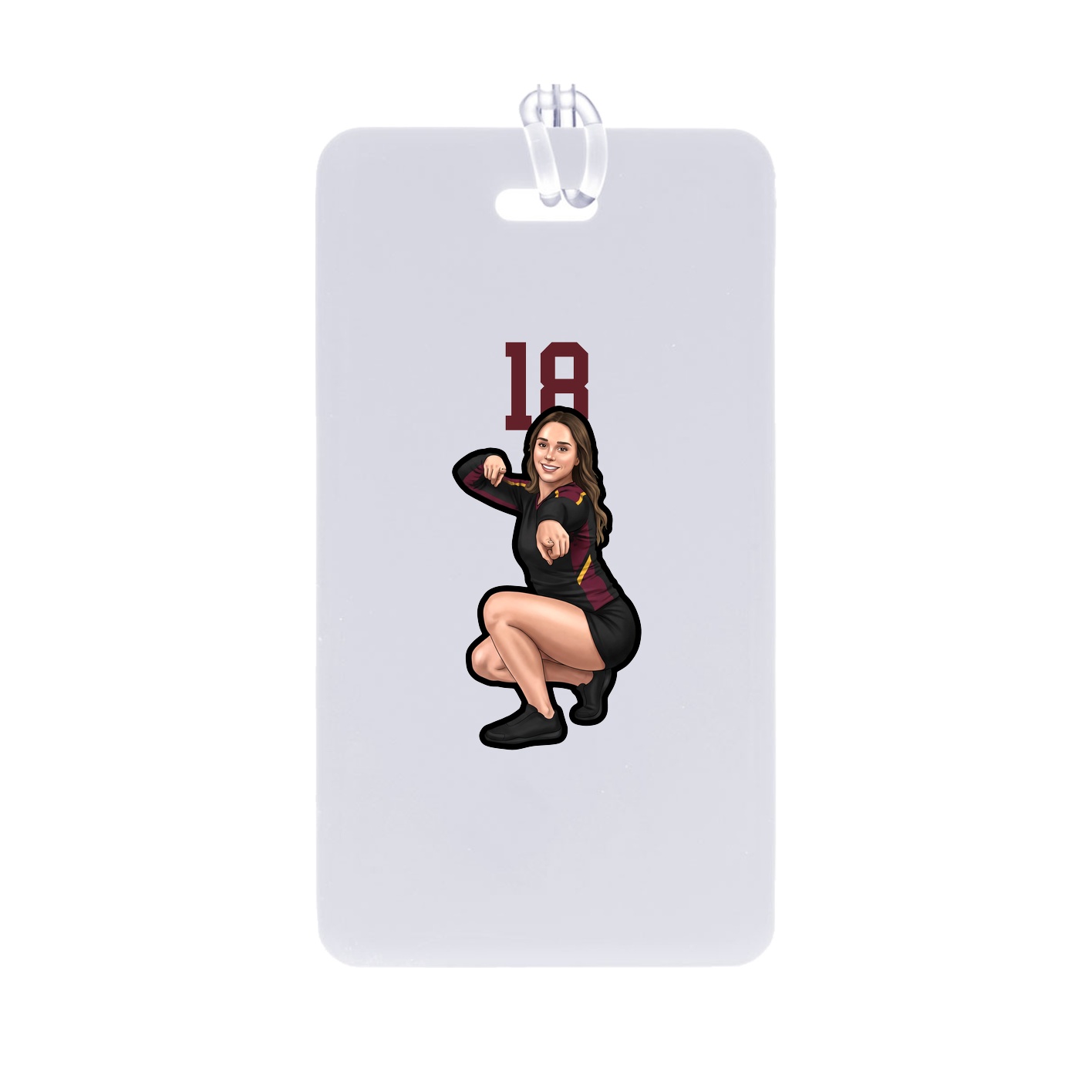 Bag Tag — Number Top in Classic