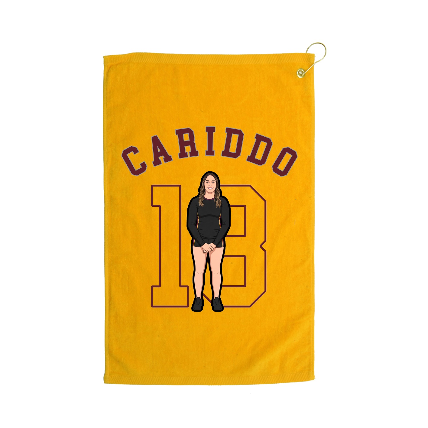 Golf Towel — Shirsey Arch in Gold