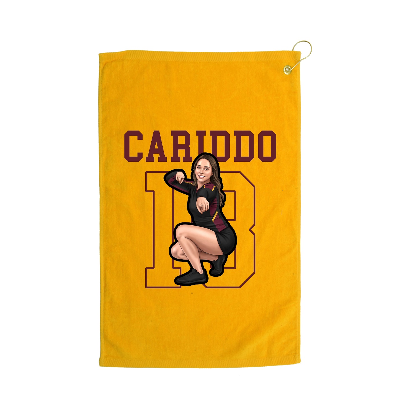 Golf Towel — Shirsey in Gold