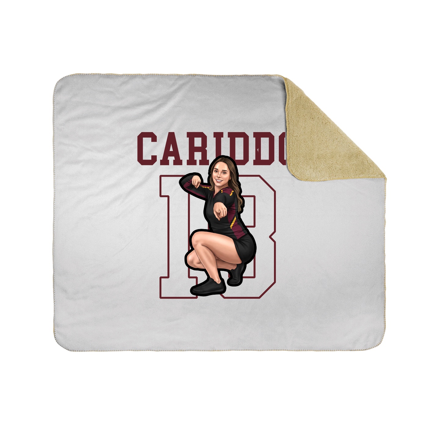 50x60 Sherpa Lined Throw Blanket