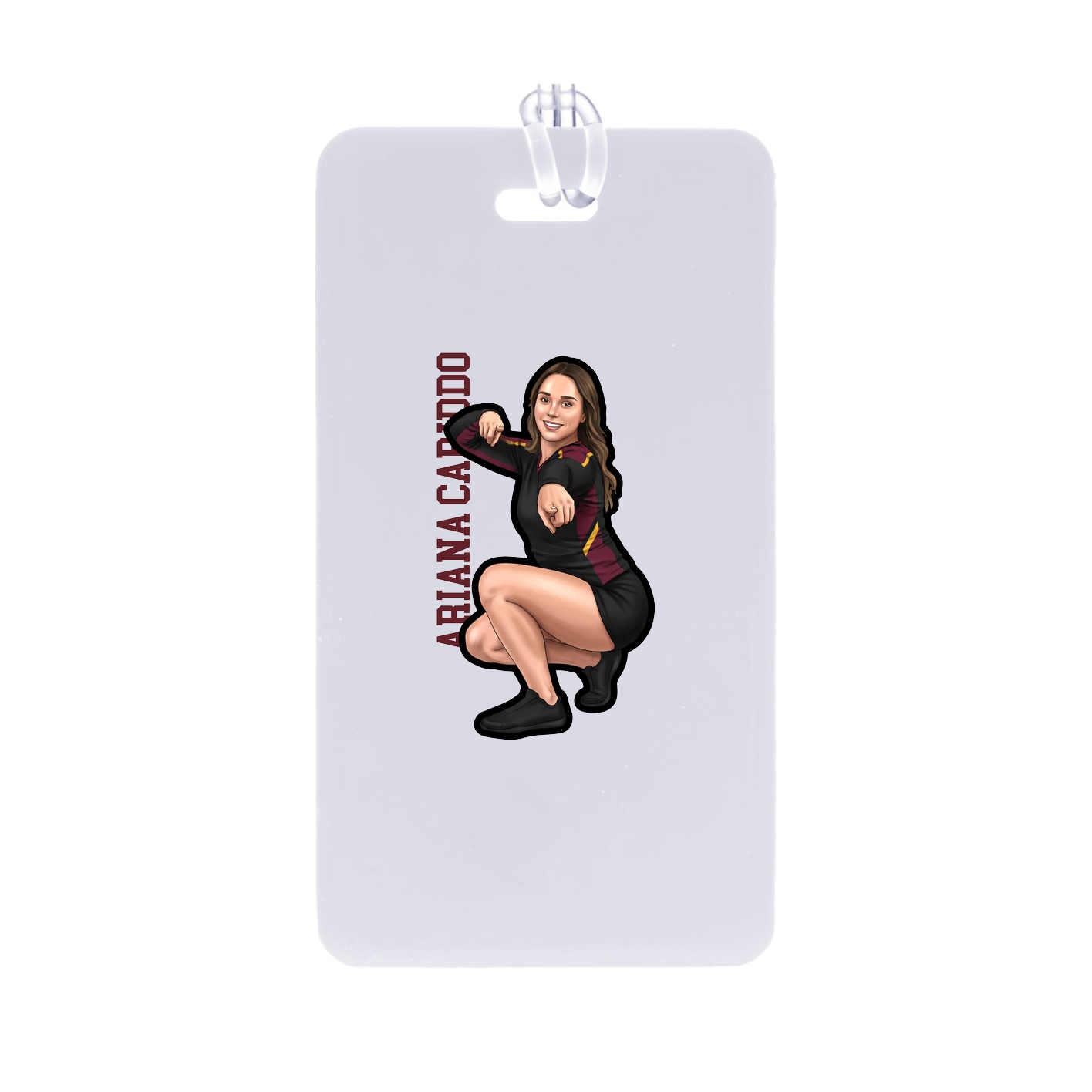 Bag Tag — Name Vertical in Classic