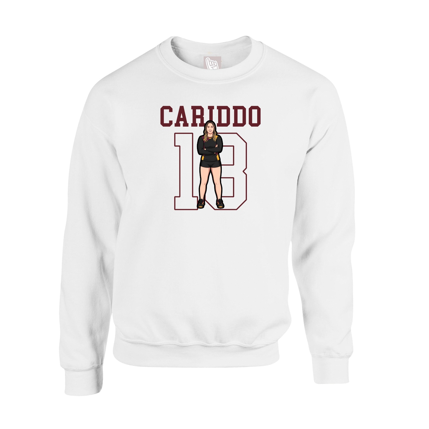 Fleece Crew — Shirsey in White