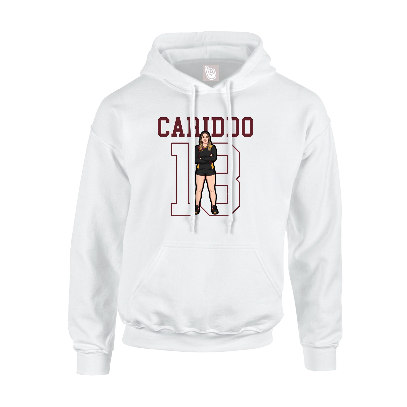 Youth Hoodie — Shirsey in White