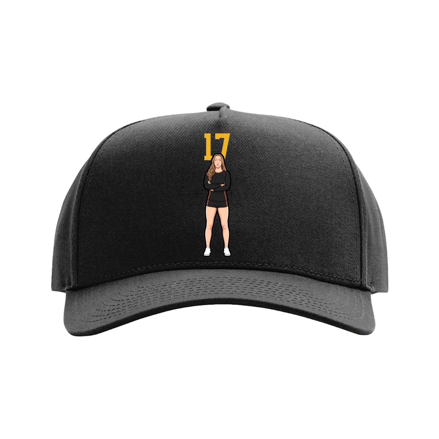 Full Fabric Five-Panel Champ Cap