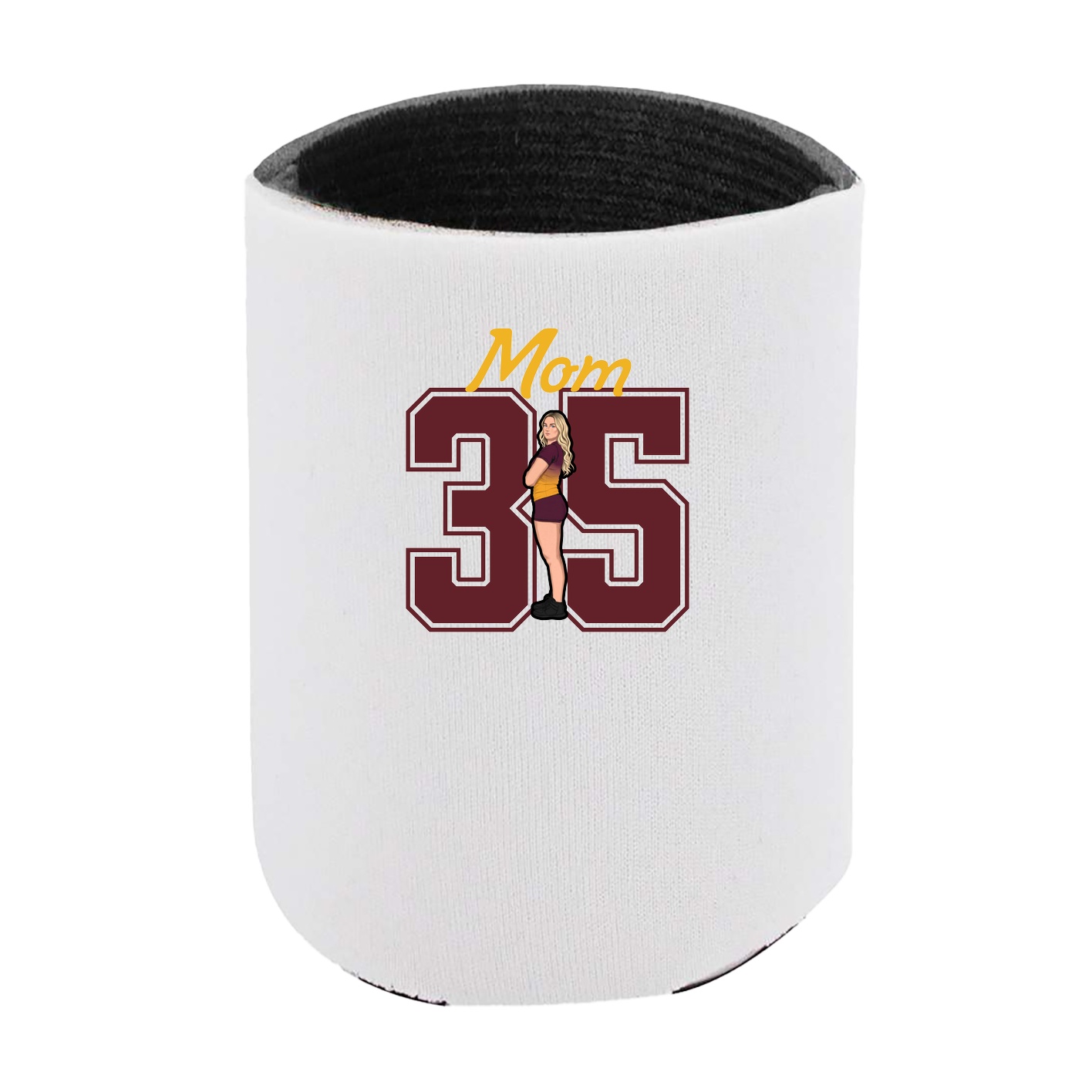 Can Holder — Mothers Day Shirsey in White