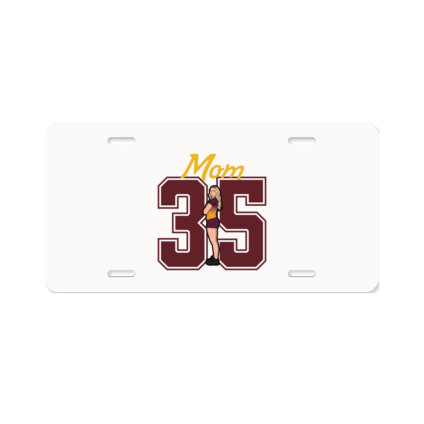 License Plate — Mothers Day Shirsey in Classic