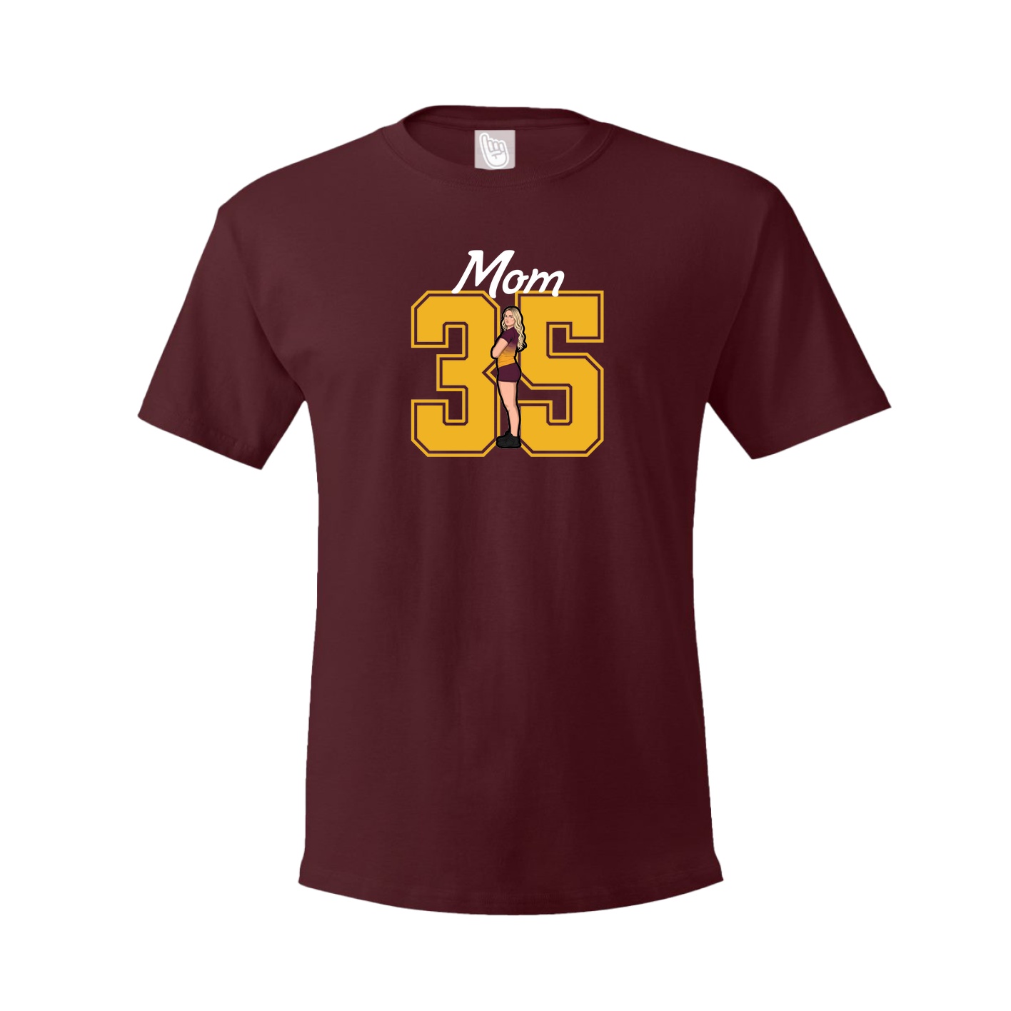 Youth Tee — Mothers Day Shirsey in Maroon