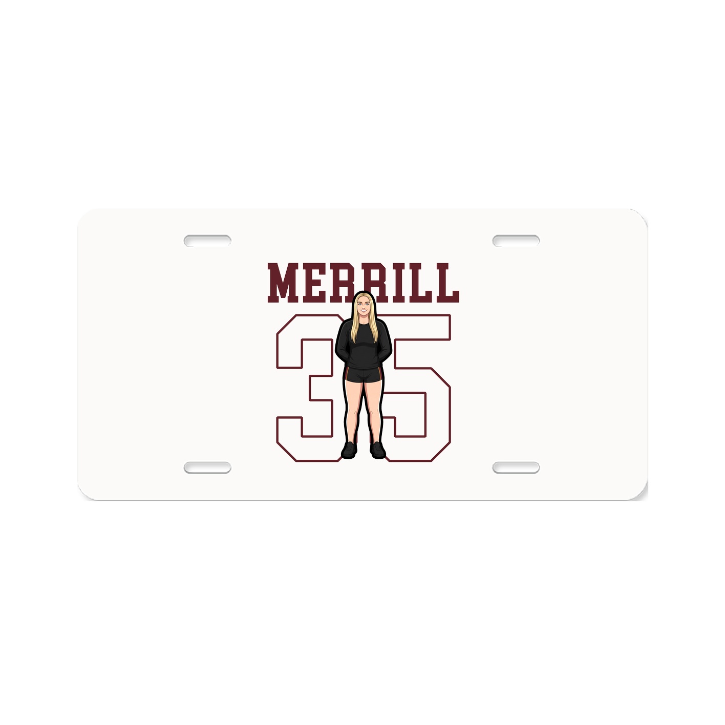 License Plate — Shirsey in Classic