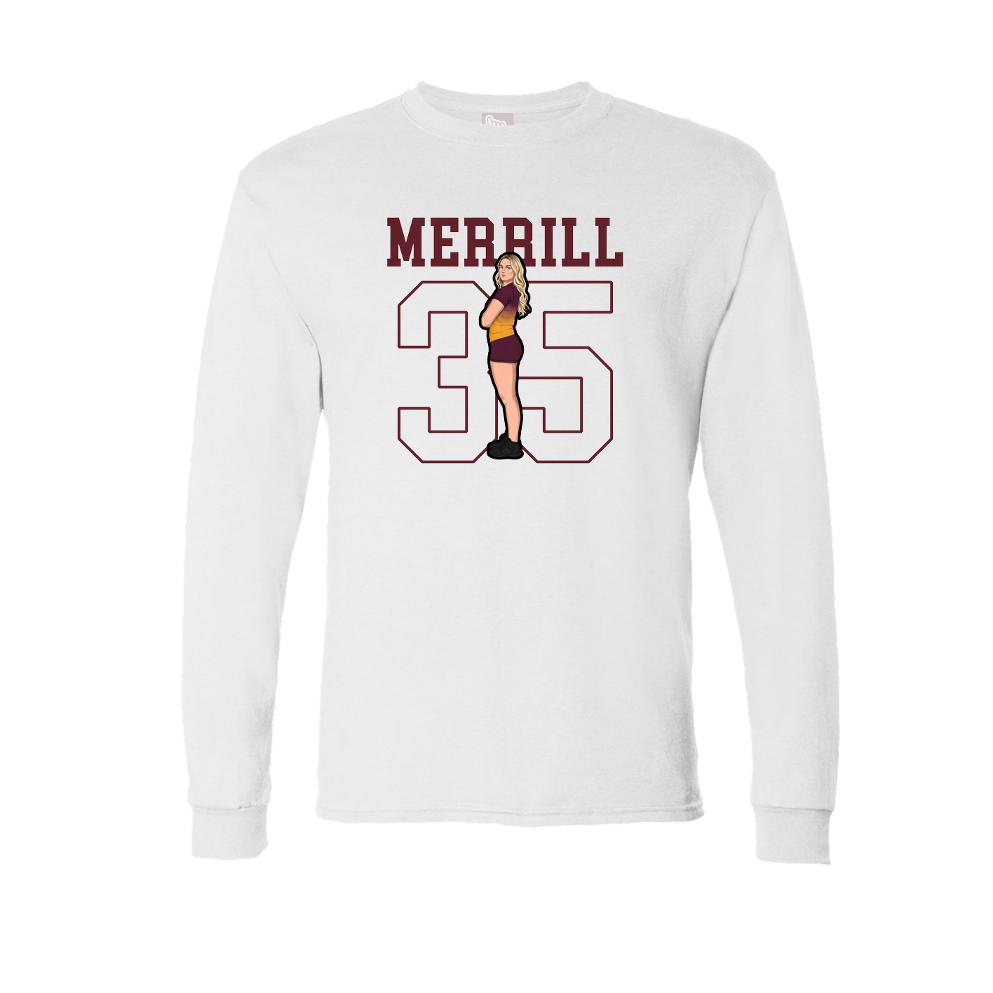 Long Sleeve Tee — Shirsey in White