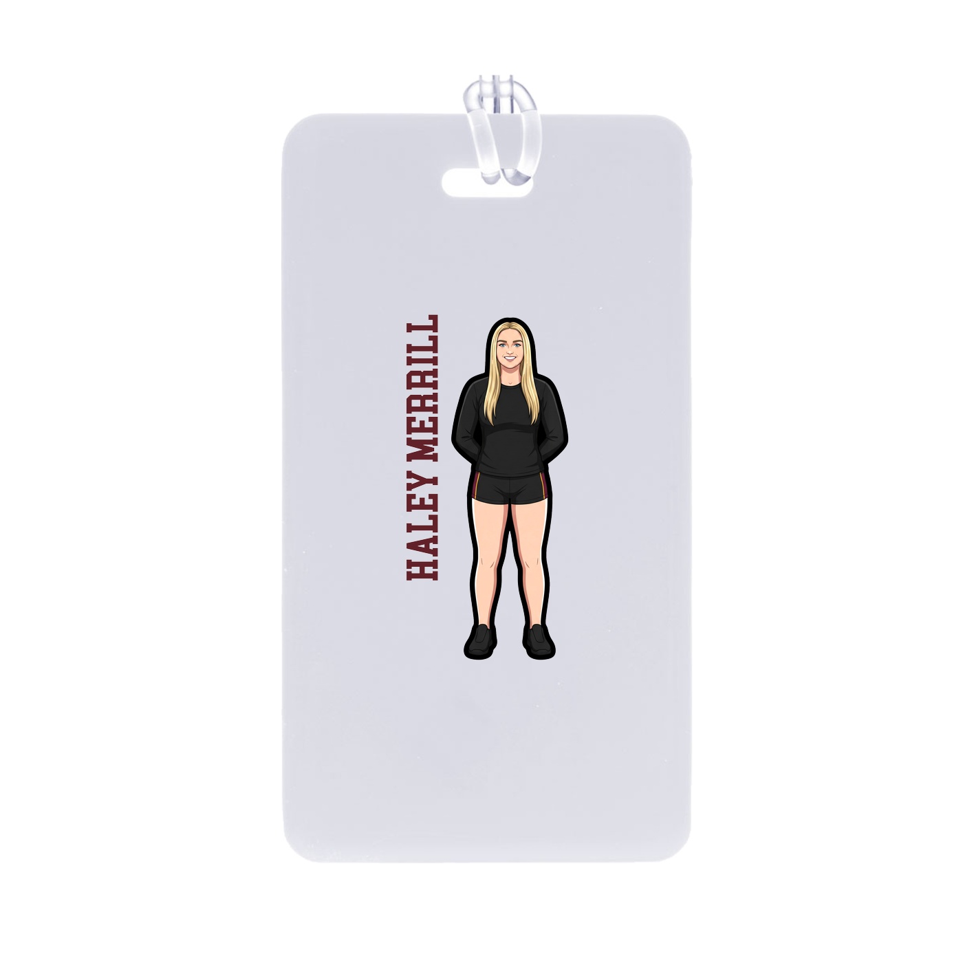 Bag Tag — Name Vertical in Classic