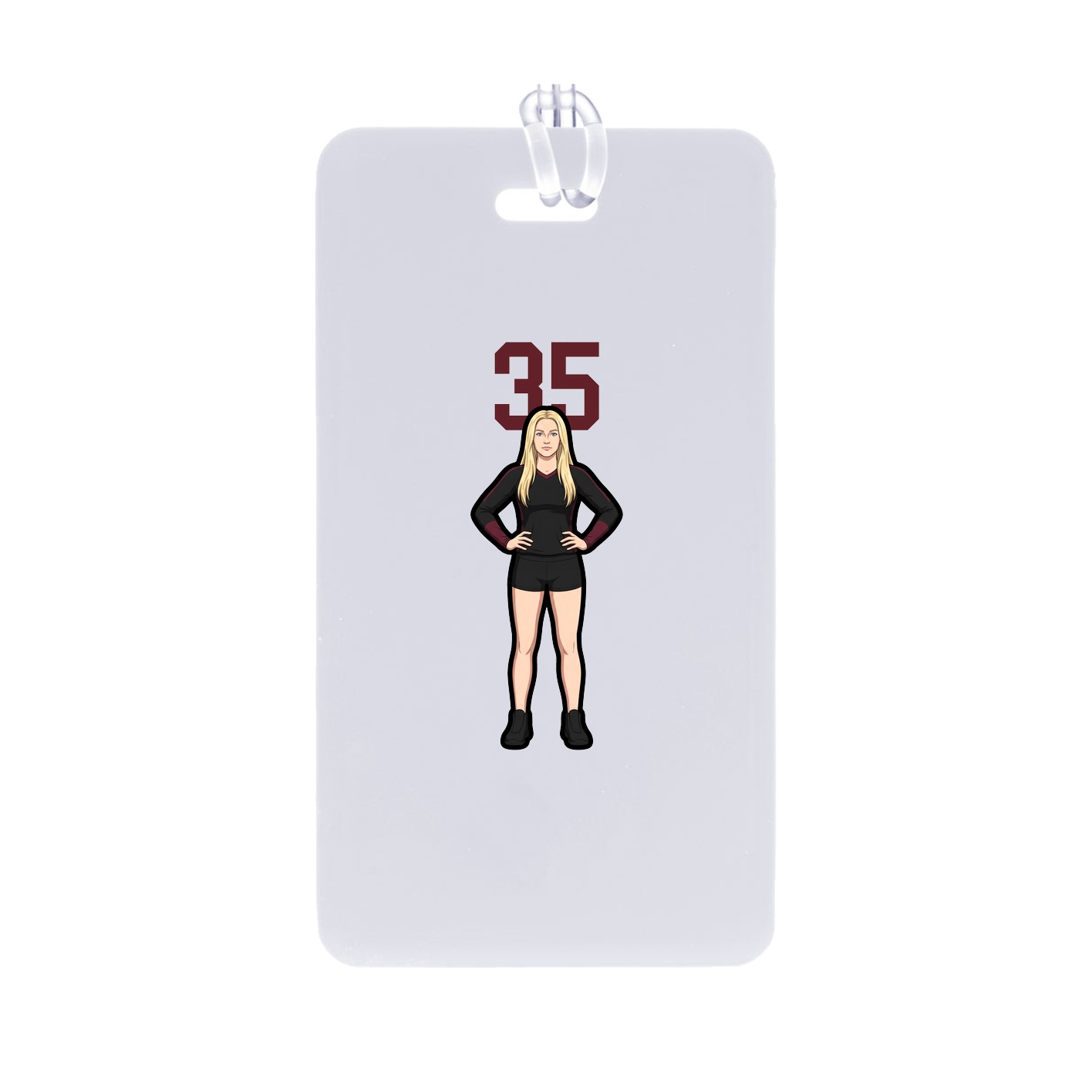 Bag Tag — Number Top in Classic