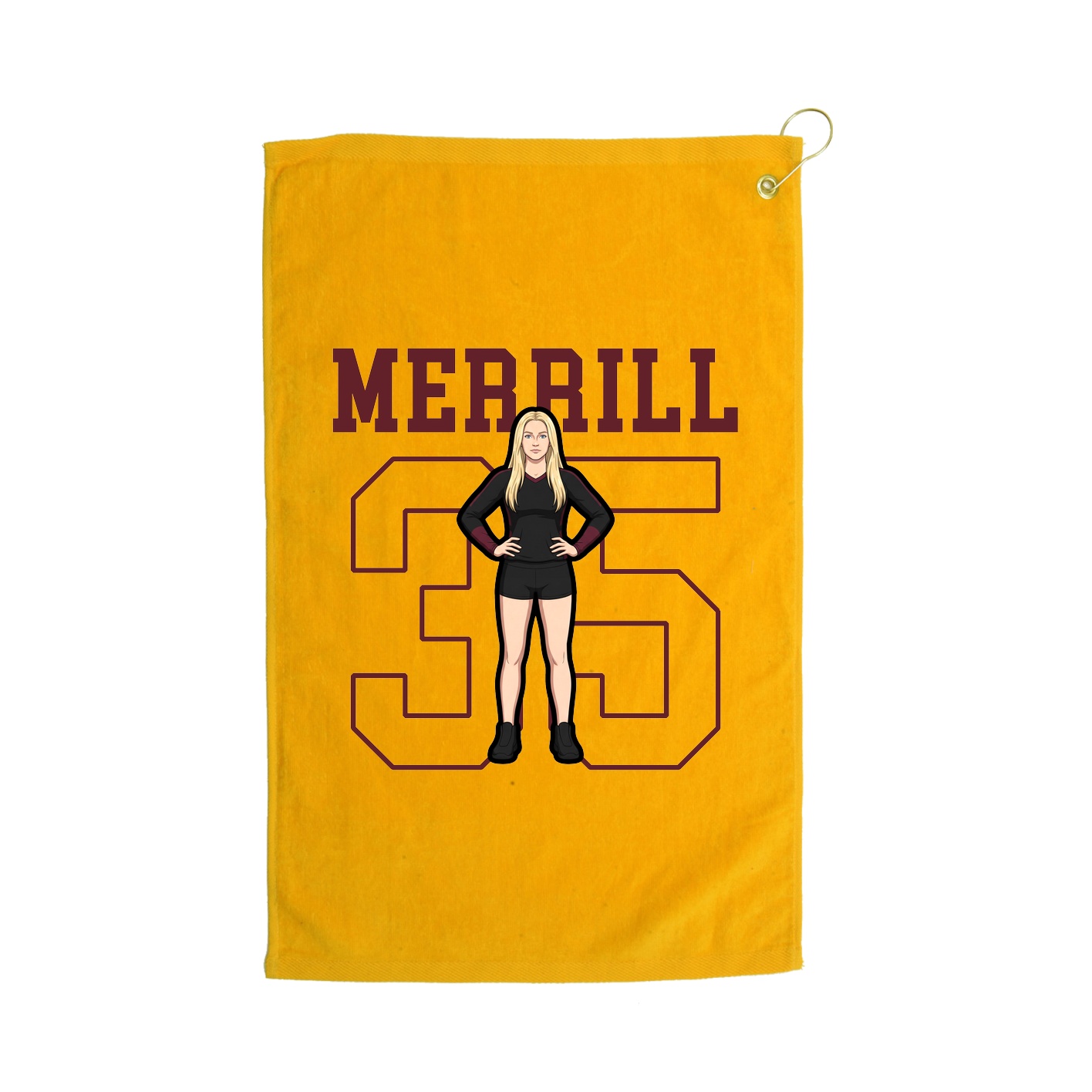 Golf Towel — Shirsey in Gold