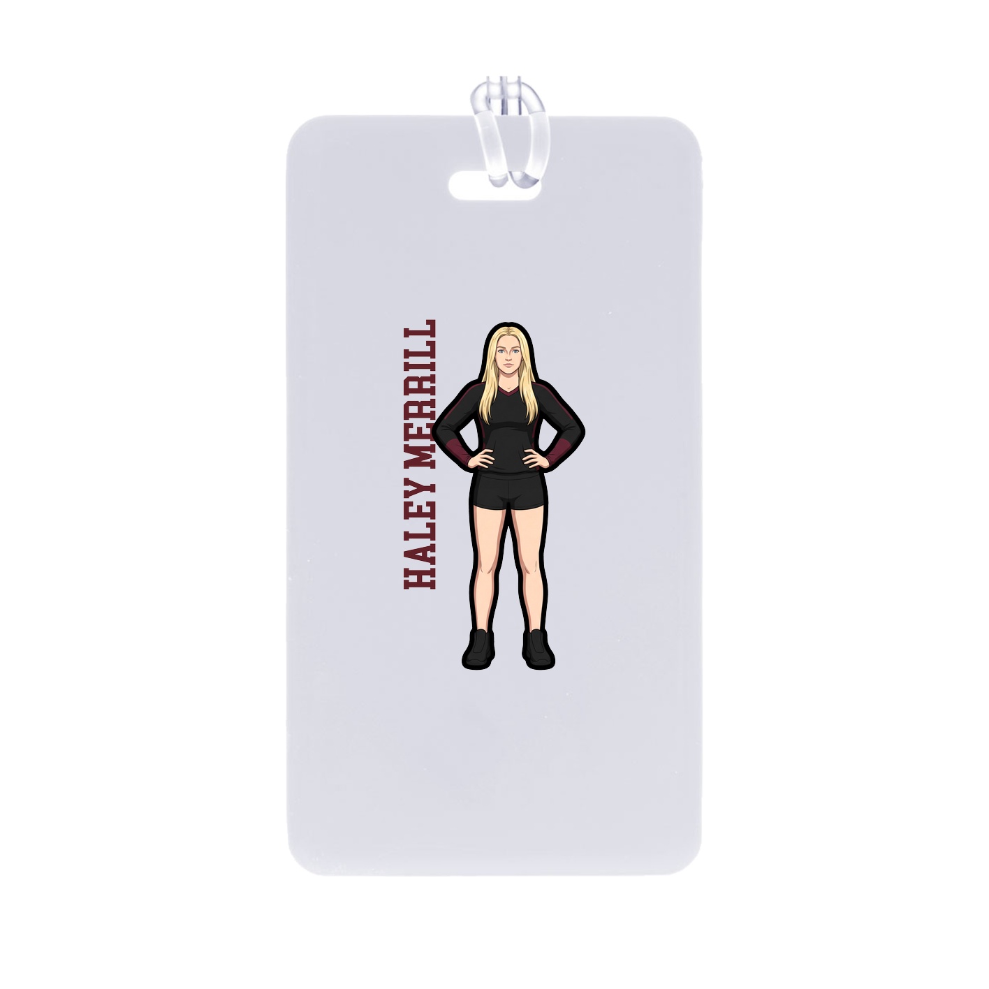 Bag Tag — Name Vertical in Classic