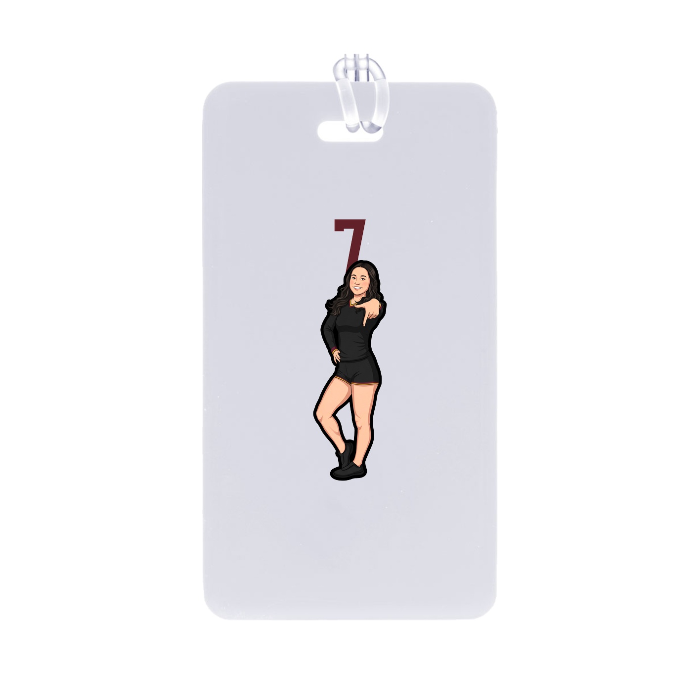 Bag Tag — Number Top in Classic