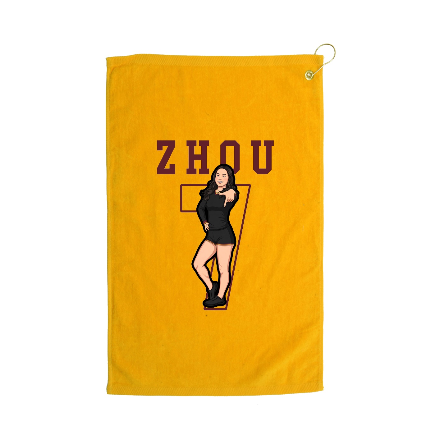 Golf Towel — Shirsey in Gold