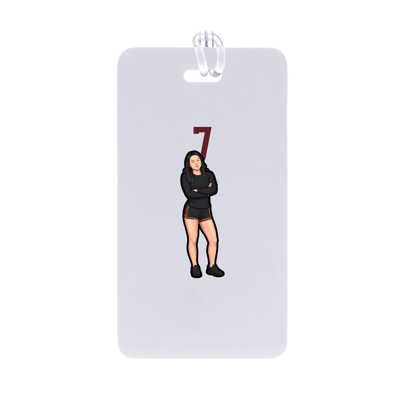 Bag Tag — Number Top in Classic