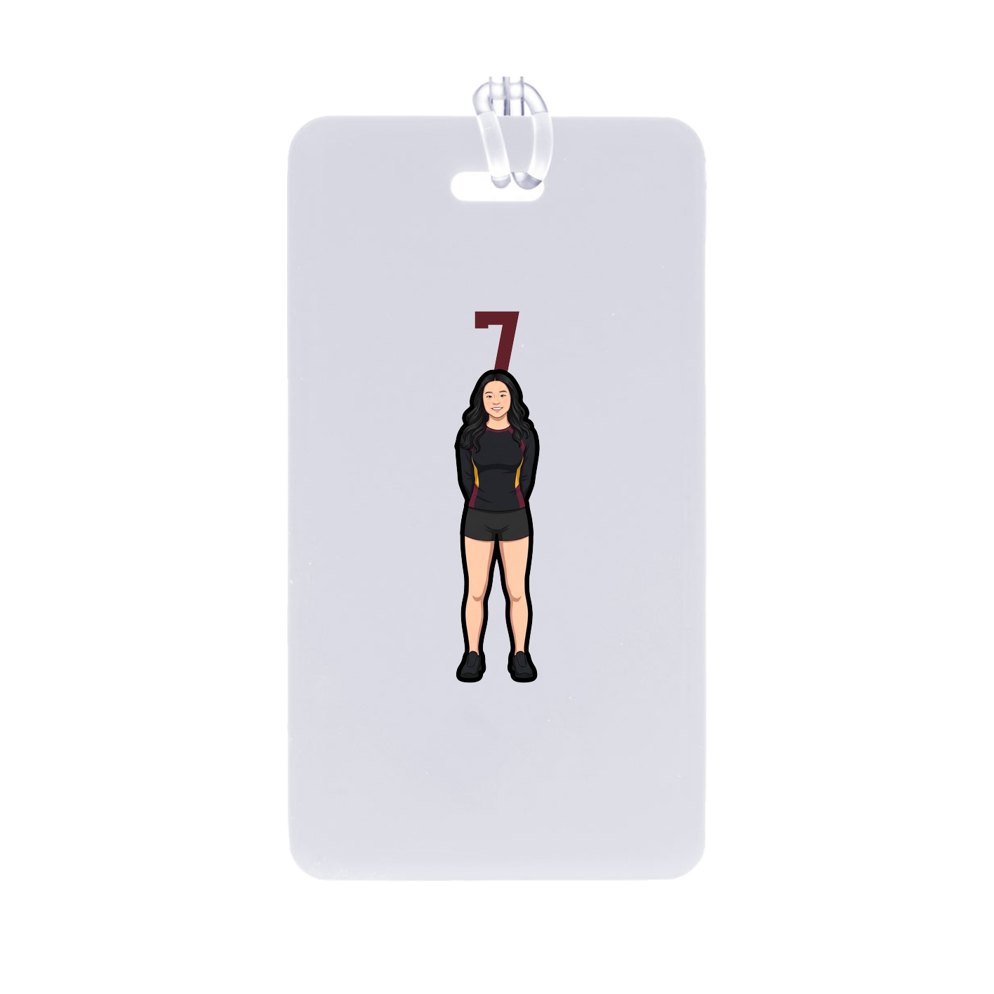 Bag Tag — Number Top in Classic