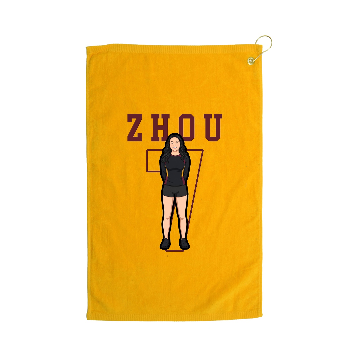 Terry Velour Golf Towel