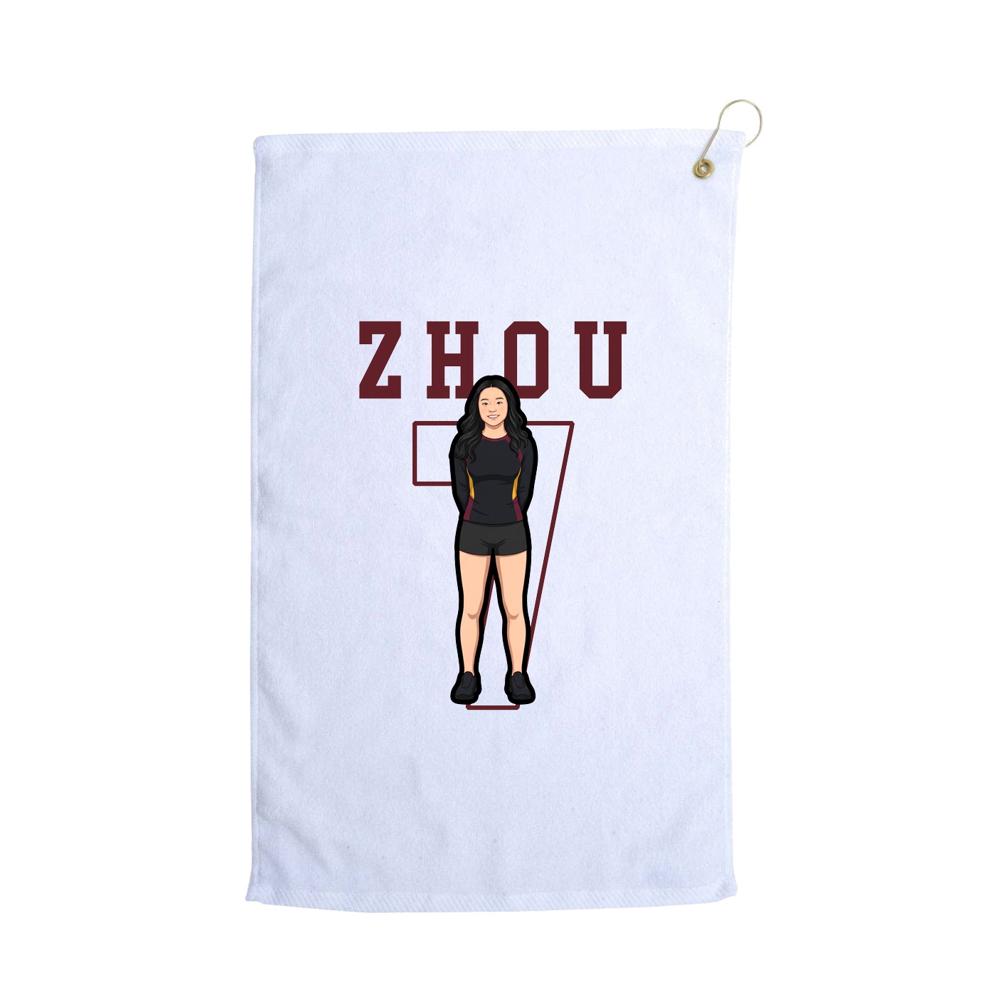 Golf Towel — Shirsey in White