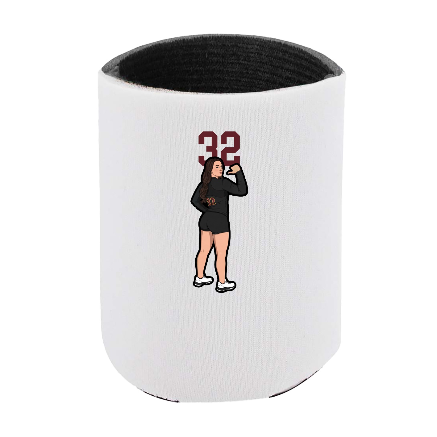 Can Holder — Number Top in White