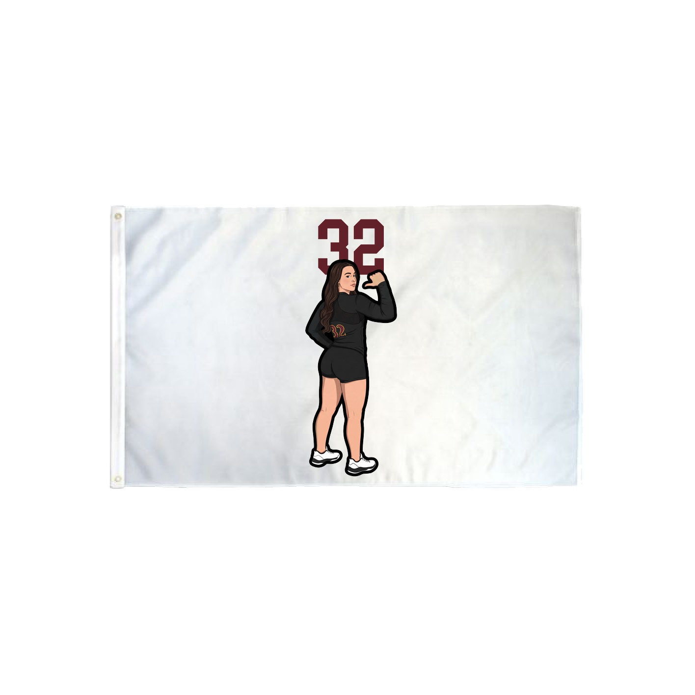 3x5 Flag — Number Top in Classic