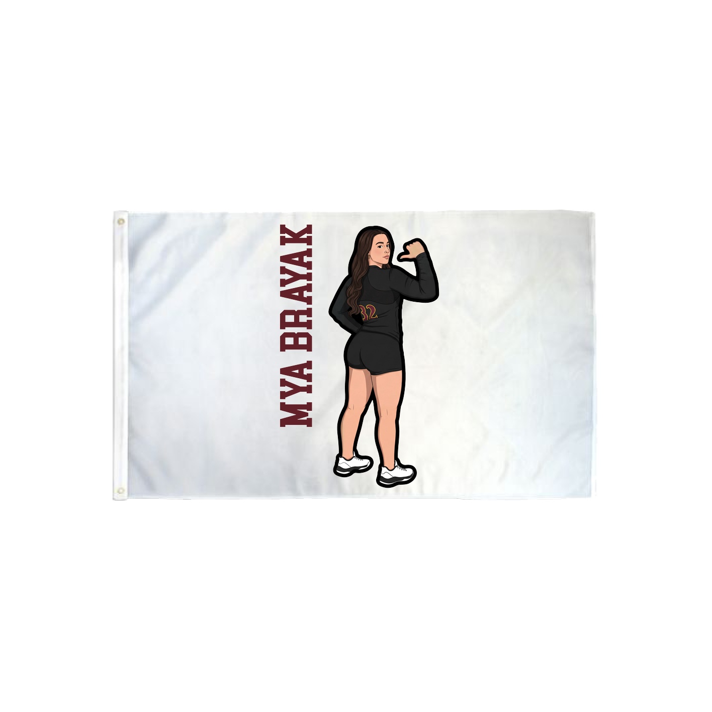 3x5 Flag — Name Vertical in Classic